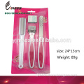 Hot selling professional stainless steel pedicure tool set fine callus remover rasp foot file cuticle cutter tool set